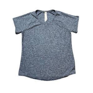 OISELLE Short Sleeve T-Shirt Blue Heather Size 14